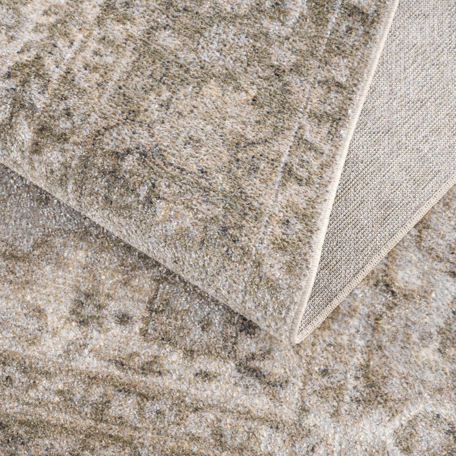 Gael Cream Washable Area Rug - Ornate Home