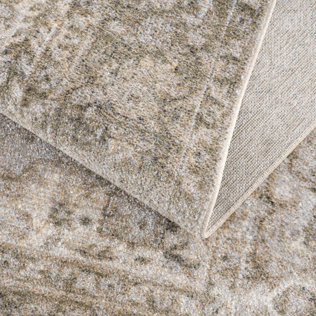 Gael Cream Washable Area Rug - Ornate Home