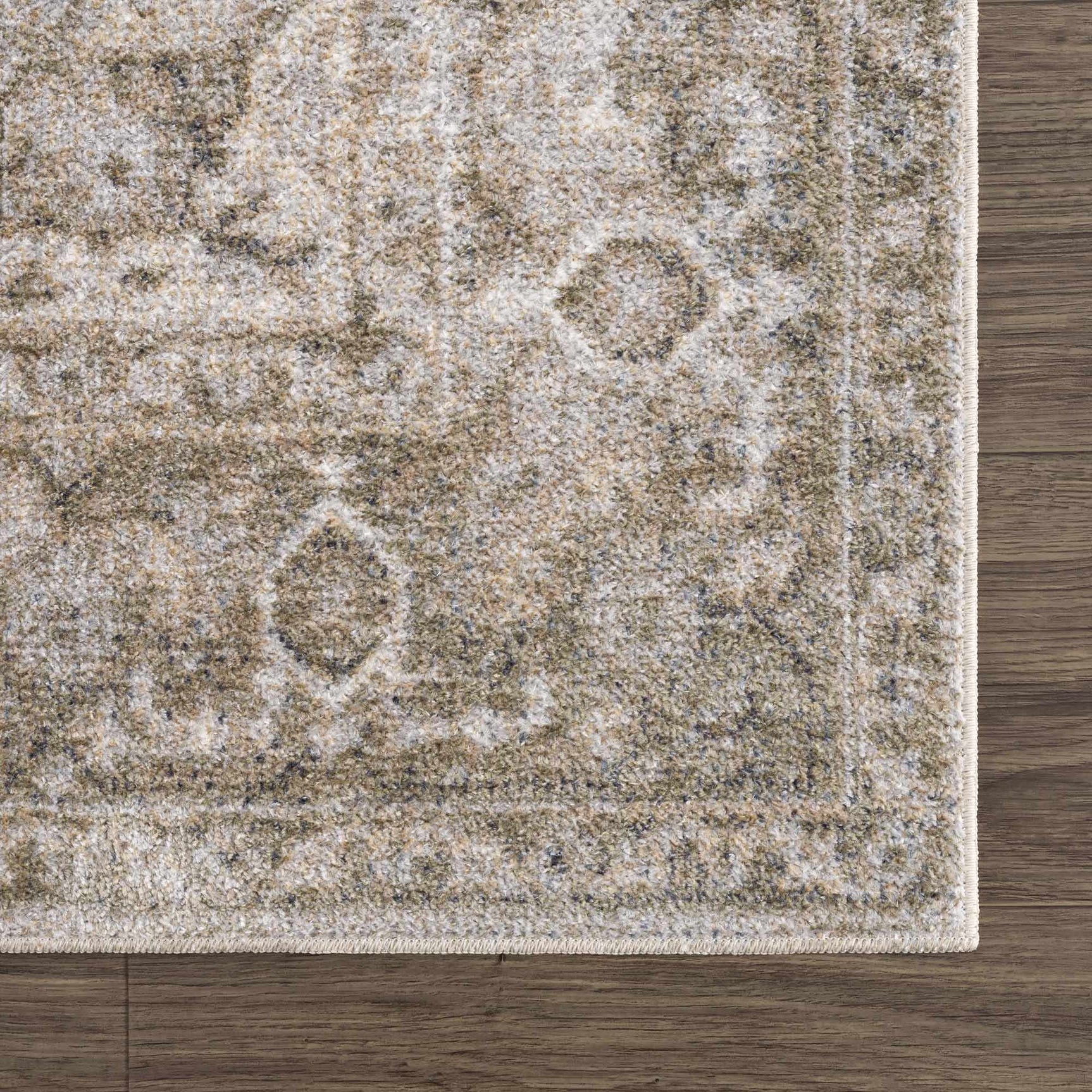 Gael Cream Washable Area Rug - Ornate Home