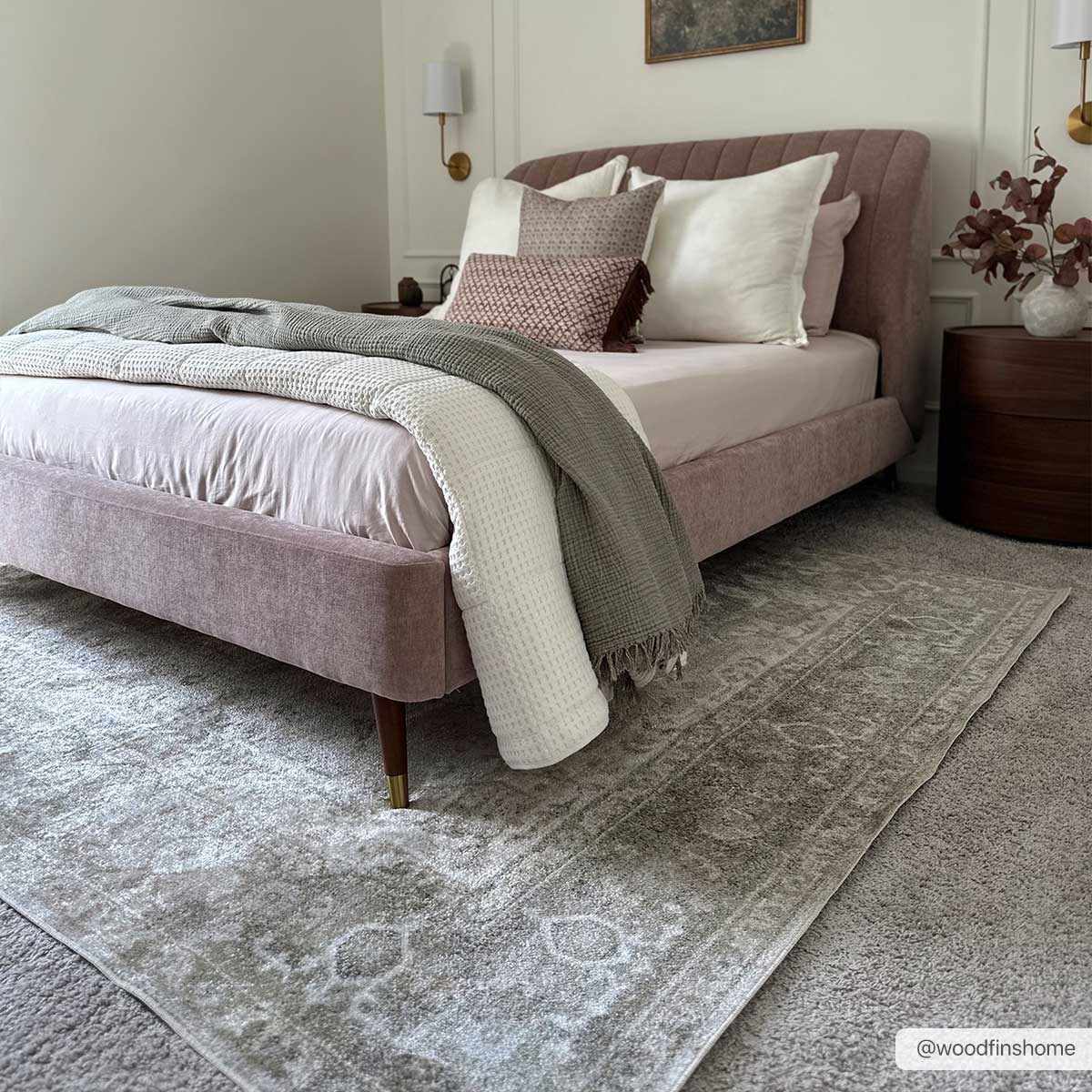 Gael Cream Washable Area Rug - Ornate Home