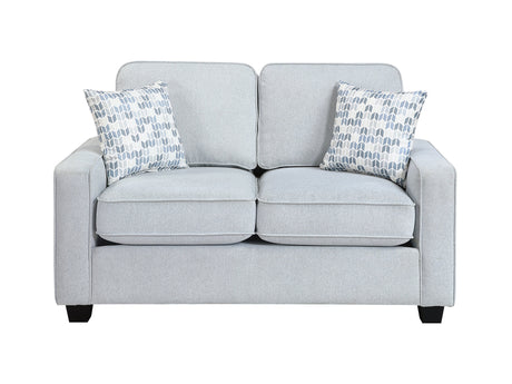 Gael Gray Loveseat - Ornate Home