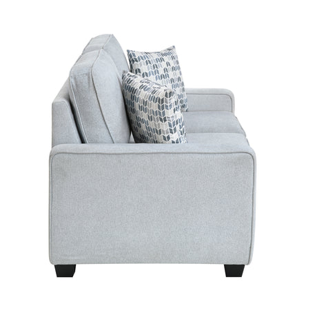 Gael Gray Loveseat - Ornate Home