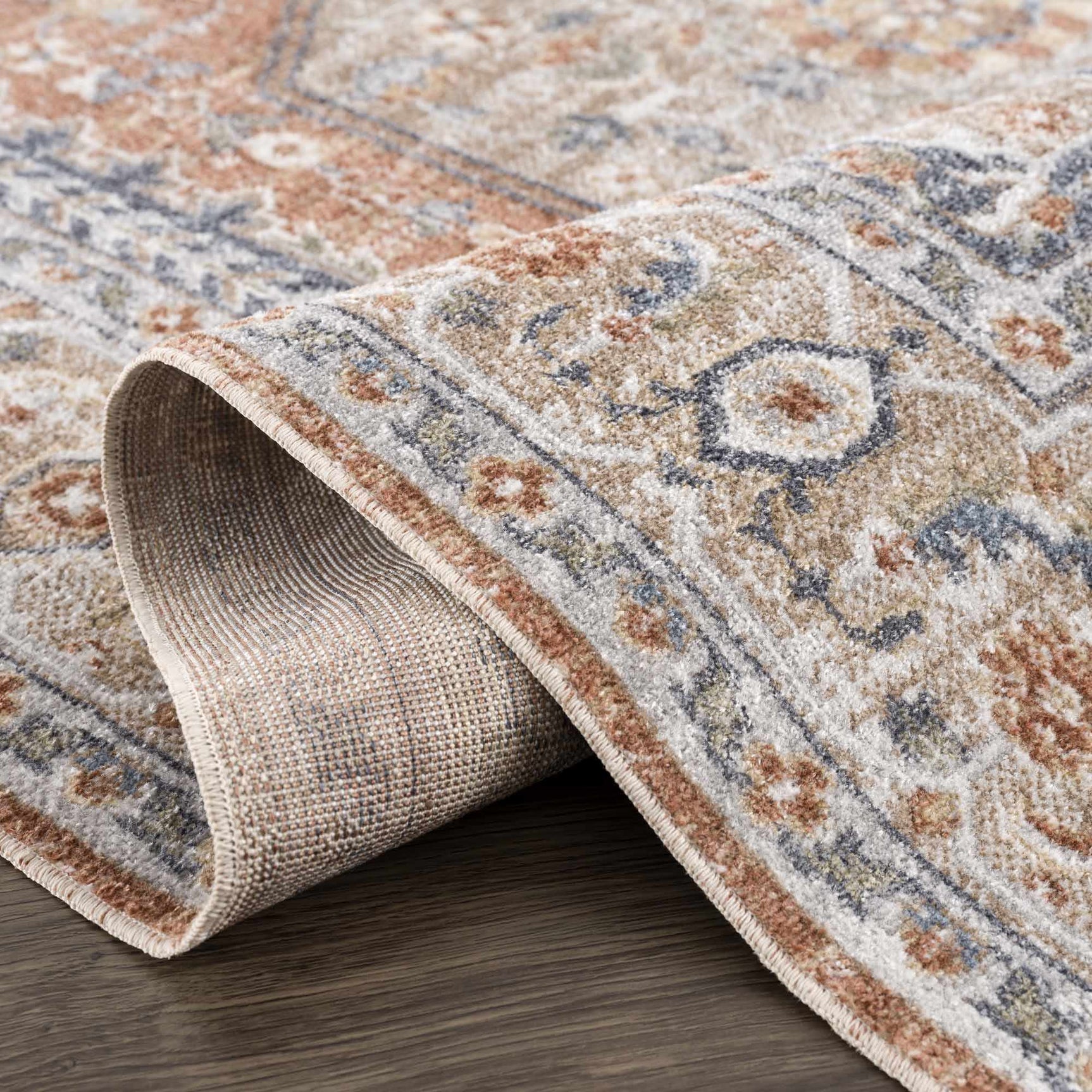 Gael Rust Boutique Washable Rug - Clearance - Ornate Home