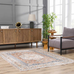 Gael Rust Boutique Washable Rug - Clearance - Ornate Home