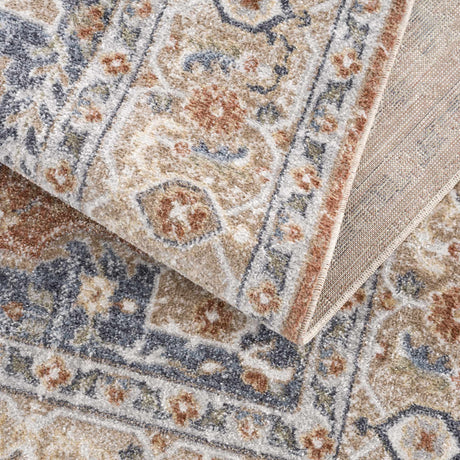 Gael Rust Washable Area Rug - Ornate Home