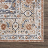Gael Rust Washable Area Rug - Ornate Home