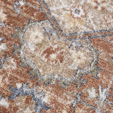 Gael Rust Washable Area Rug - Ornate Home