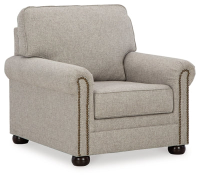 Gaelon Dune Chair and Ottoman (Online Special Price) - Ornate Home