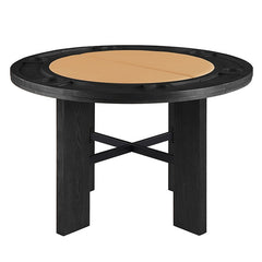 Gaetani Black 5 Pc. Round Dining Table Set - Ornate Home