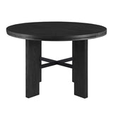 Gaetani Black 5 Pc. Round Dining Table Set - Ornate Home