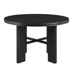Gaetani Black 5 Pc. Round Dining Table Set - Ornate Home