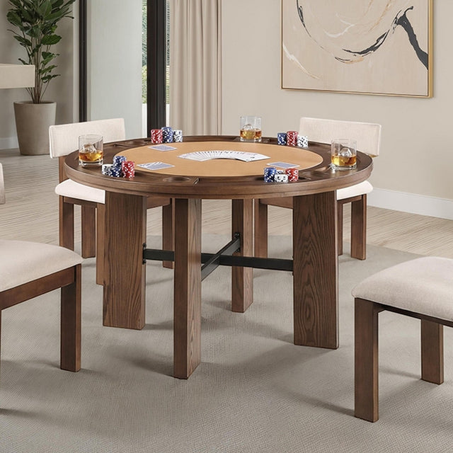 Gaetani Brown Dining Table - Ornate Home