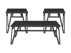 Gaffney Black 3-Piece Pack Occasional Set - Ornate Home