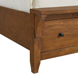 Gage Chestnut 3-Piece King Sleigh Storage Bedroom Set - Ornate Home