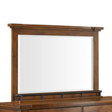 Gage Chestnut 5-Piece Queen Sleigh Storage Bedroom Set - Ornate Home