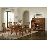 Gage Chestnut 6-Piece Standard Height Dining Set - Ornate Home