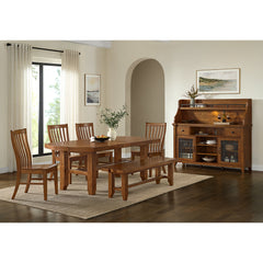 Gage Chestnut 6-Piece Standard Height Dining Set