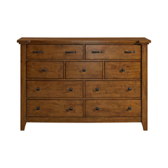 Gage Chestnut 9-Drawer Dresser - Ornate Home