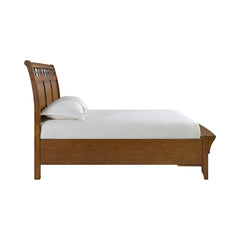 Gage Chestnut King Sleigh Storage Bed