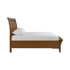 Gage Chestnut Queen Sleigh Storage Bed