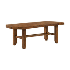 Gage Chestnut Rectangular Dining Table with 2x18"Leaf - Ornate Home