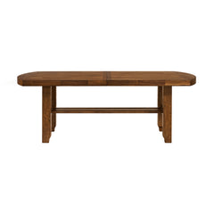Gage Chestnut Rectangular Dining Table with 2x18"Leaf - Ornate Home