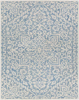 Gagebrook Blue Wool Area Rug - Ornate Home