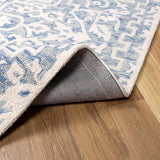 Gagebrook Blue Wool Area Rug - Ornate Home