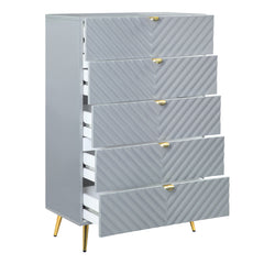 Gaines Gray Chest - Ornate Home