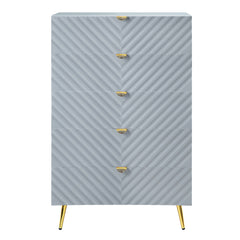 Gaines Gray Chest - Ornate Home