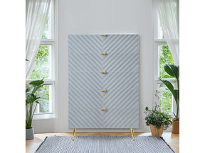 Gaines Gray Chest - Ornate Home