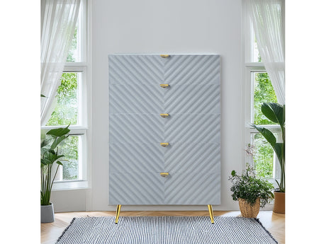 Gaines Gray Chest - Ornate Home