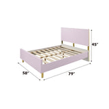Gaines Pink Full Bed - Ornate Home