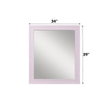 Gaines Pink Mirror - Ornate Home