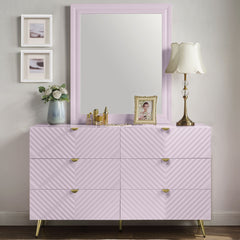 Gaines Pink Mirror - Ornate Home