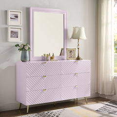 Gaines Pink Mirror - Ornate Home