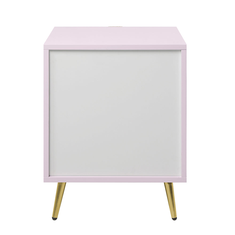 Gaines Pink Nightstand - Ornate Home