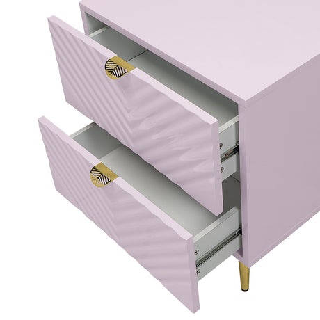 Gaines Pink Nightstand - Ornate Home