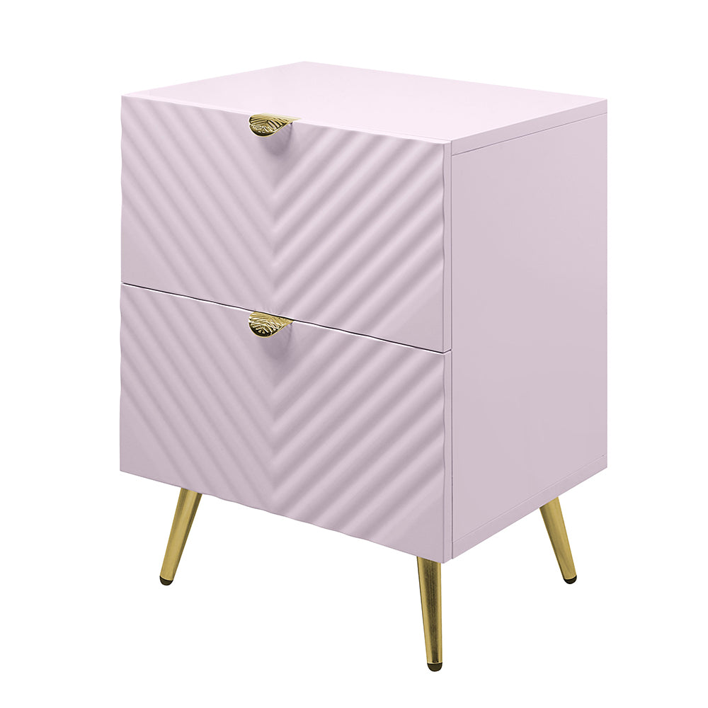 Gaines Pink Nightstand - Ornate Home