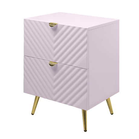 Gaines Pink Nightstand - Ornate Home