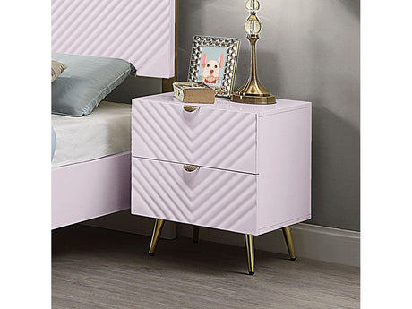 Gaines Pink Nightstand - Ornate Home