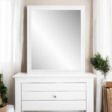 Gaines White High Gloss Mirror - Ornate Home