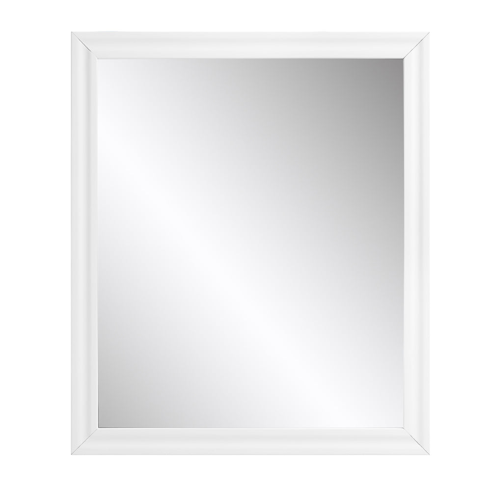 Gaines White High Gloss Mirror - Ornate Home