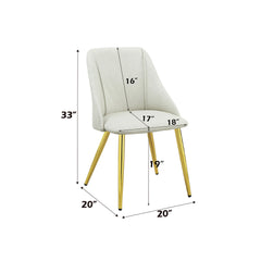 Gaines White Side Chair (Set Of 2) - Ornate Home