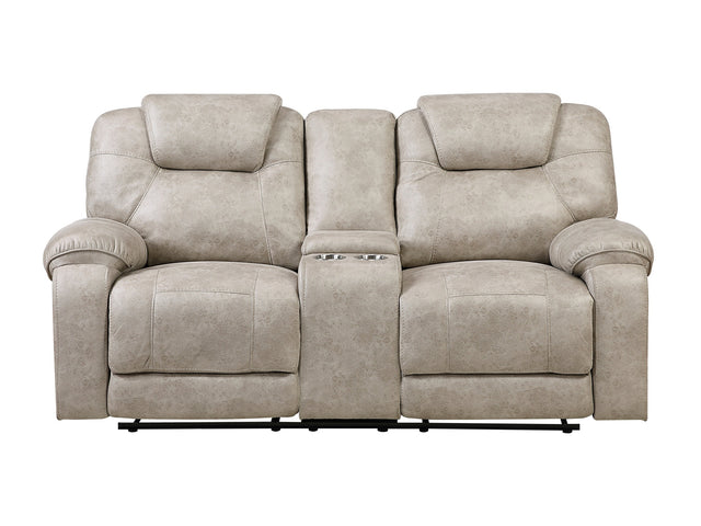 Gainesville Pewter Double Reclining Loveseat - Ornate Home
