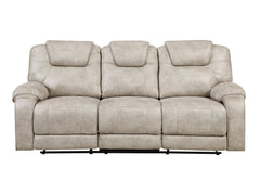 Gainesville Pewter Double Reclining Sofa - Ornate Home