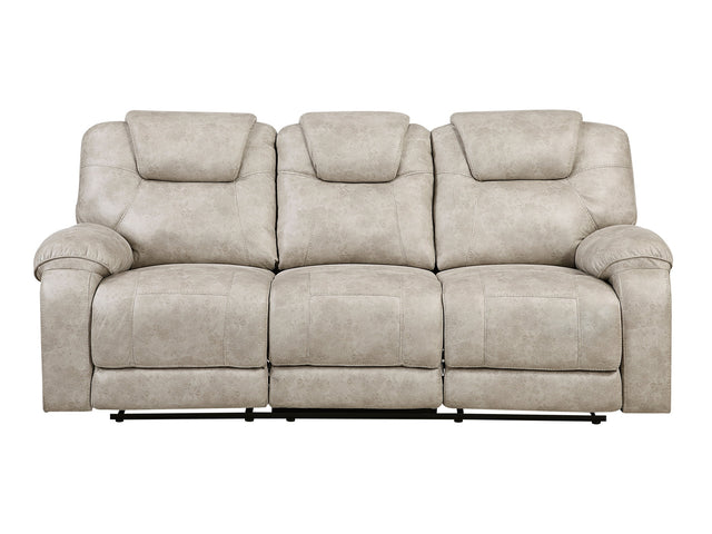 Gainesville Pewter Double Reclining Sofa - Ornate Home