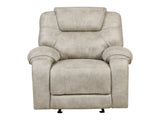 Gainesville Pewter Glider Reclining Chair - Ornate Home