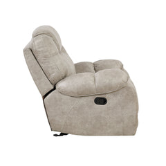 Gainesville Pewter Glider Reclining Chair - Ornate Home