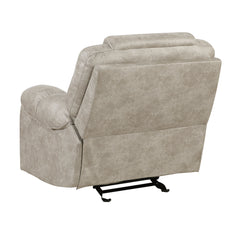 Gainesville Pewter Glider Reclining Chair - Ornate Home